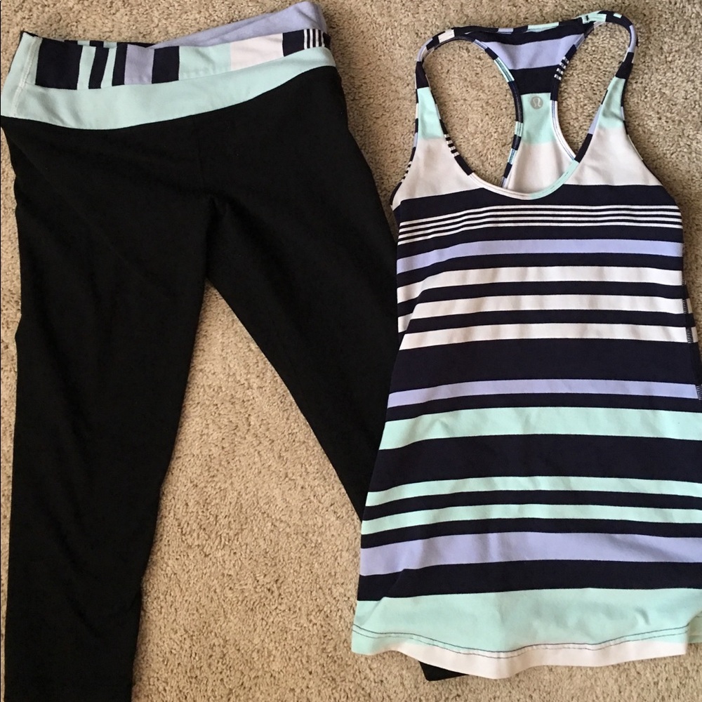 Lululemon crop and top!